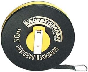 Cinta metrica con cinta de vibra-vidrio 50 m espacesped